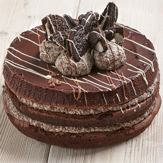 Chocolate cookie layer cake